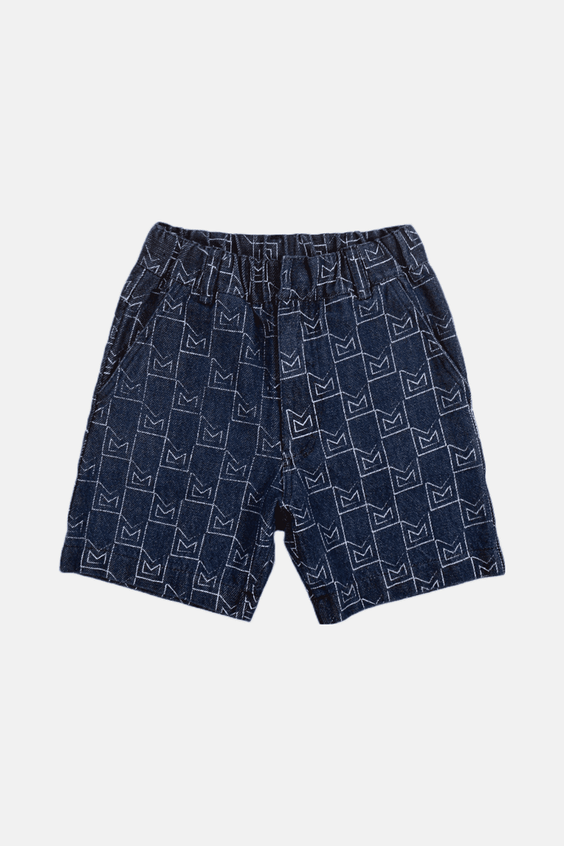 MONOGRAM JEANS SHORTS