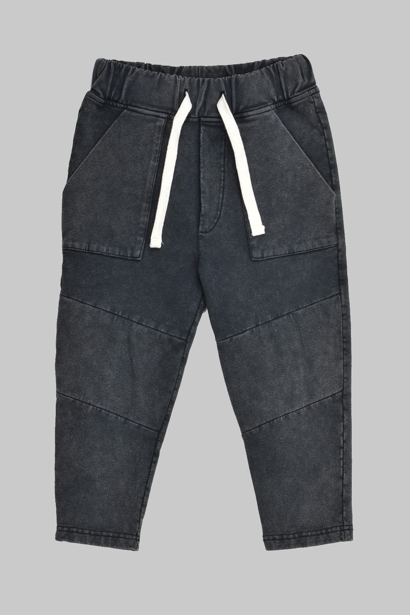 VINTAGE BLACK POCKET PANTS