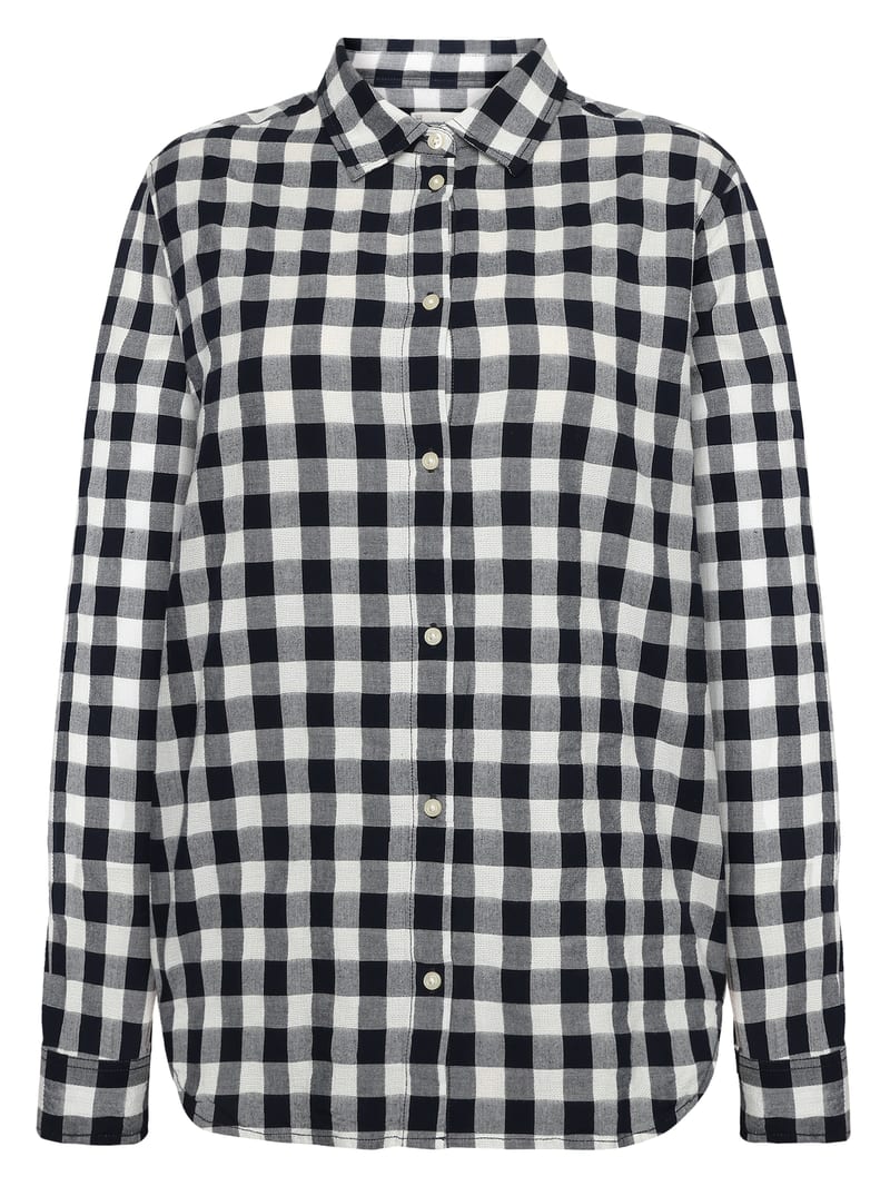 Check long sleeved shirt - GOTS/Vegan