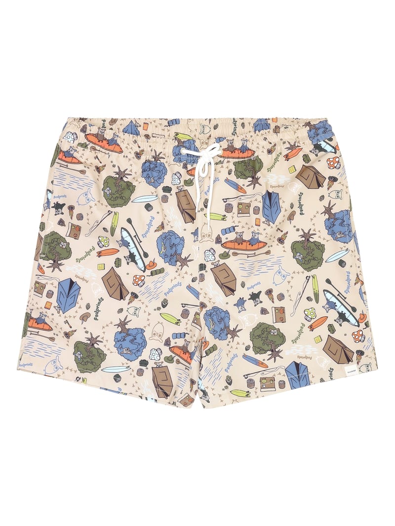 Stretch AOP swimshorts - GRS/Vegan