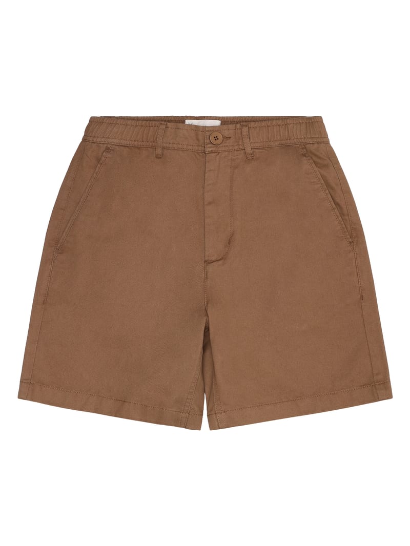 POSEY wide mid-rise twill shorts - GOTS/Vegan