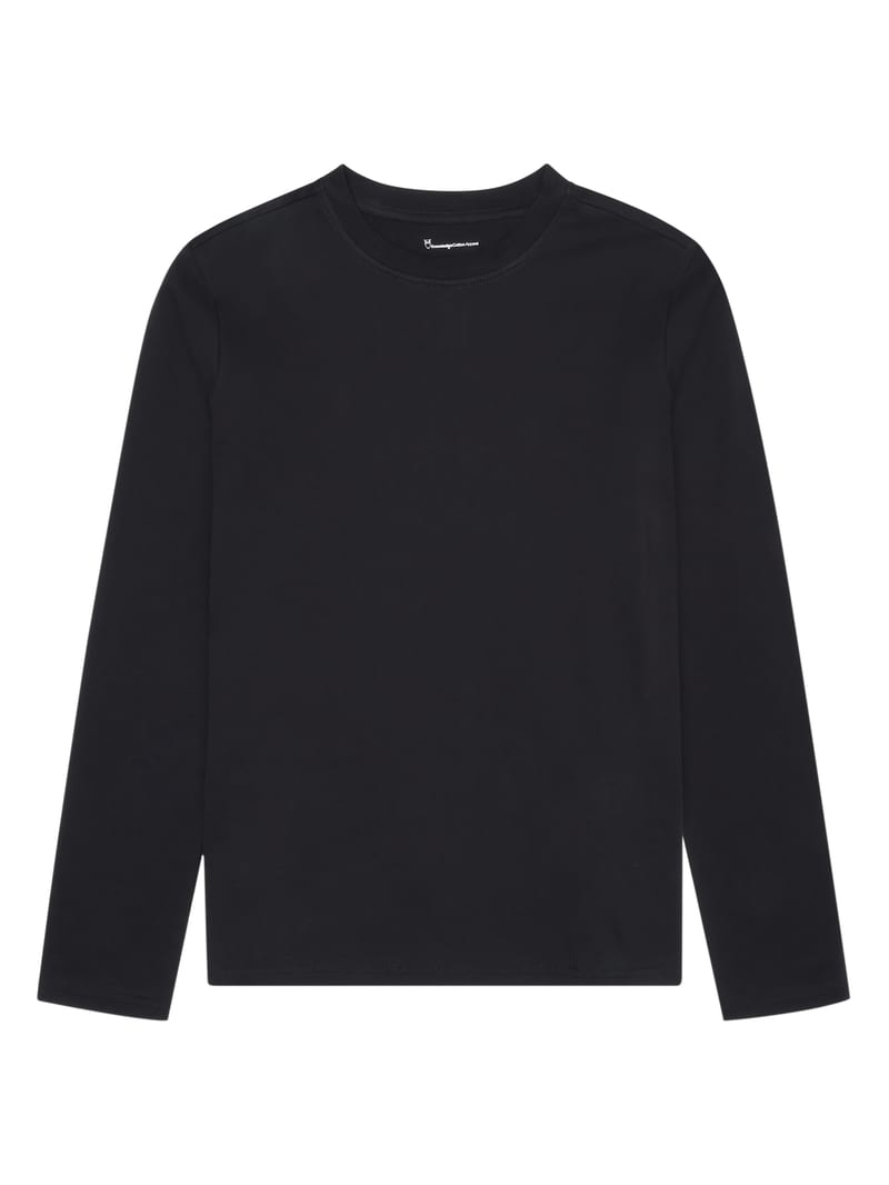 Basic pima cotton long sleeve t-shirt - GOTS/Vegan