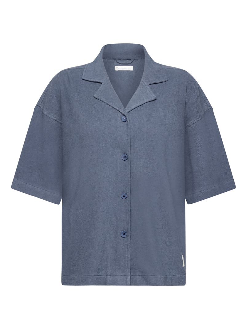 Bouclé short sleeved shirt - GOTS/Vegan