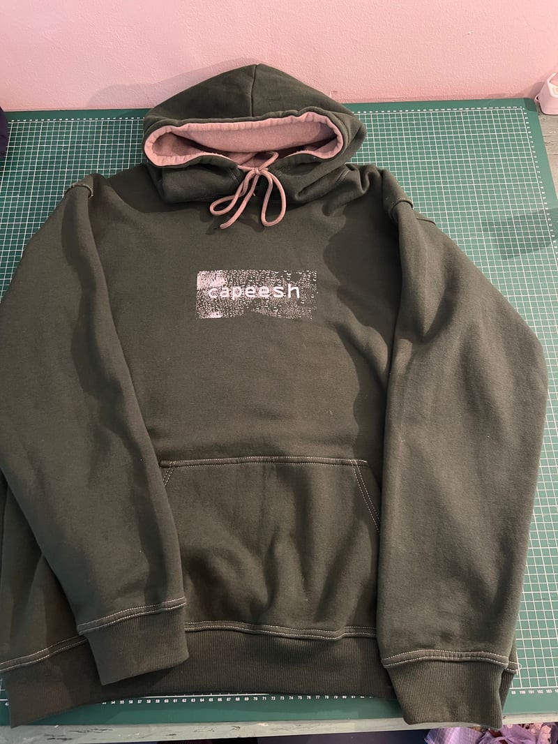 hoodiy green/grey