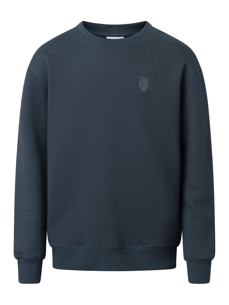 Loose heavy crew neck