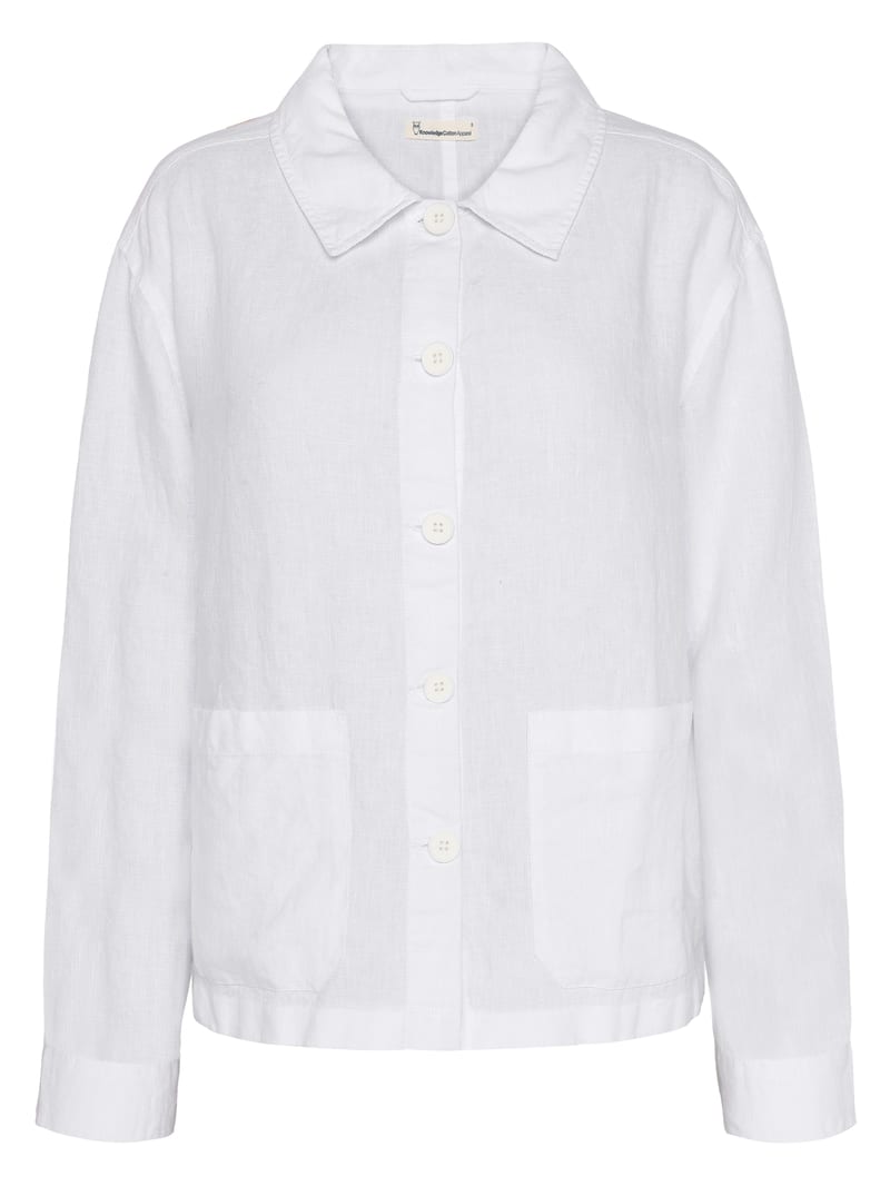 Regular linen overshirt - GOTS/Vegan