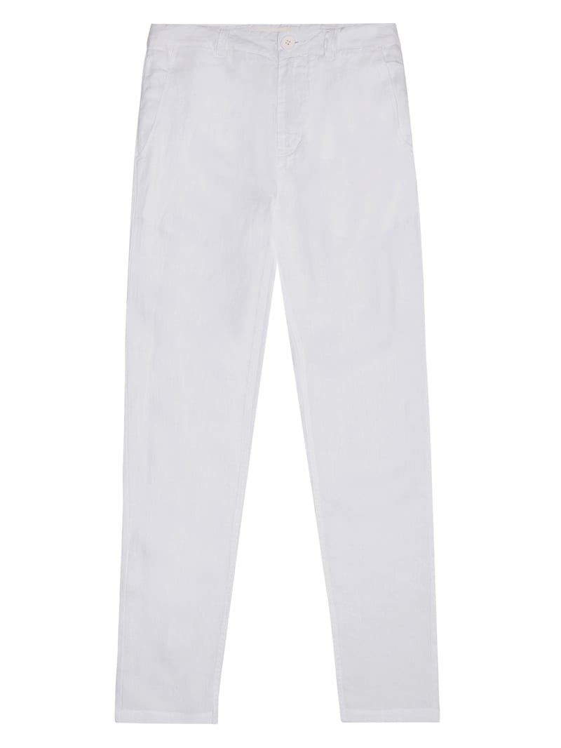 CALLA tapered mid-rise linen pants - GOTS/Vegan