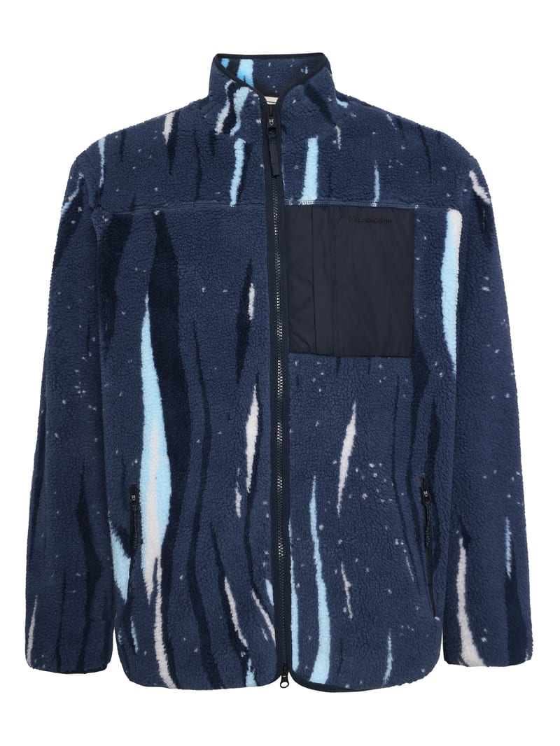Loose fit Northern Lights zip fleece - GRS